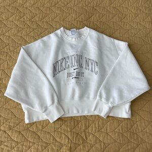 Nike White NYC Graphic Sweatshirt